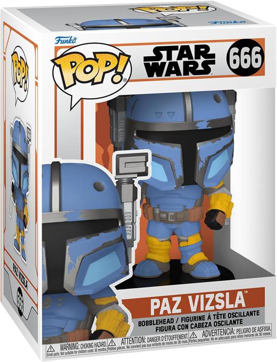 Funko POP! Vinyl: Star Wars: The Mandalorian S9 - Paz Vizsla, 4-inch, POP! TV, Collectible, Toys - Vinyl Collectible Figure - Gift Idea - Official Merchandise - Toys For Children And Adults