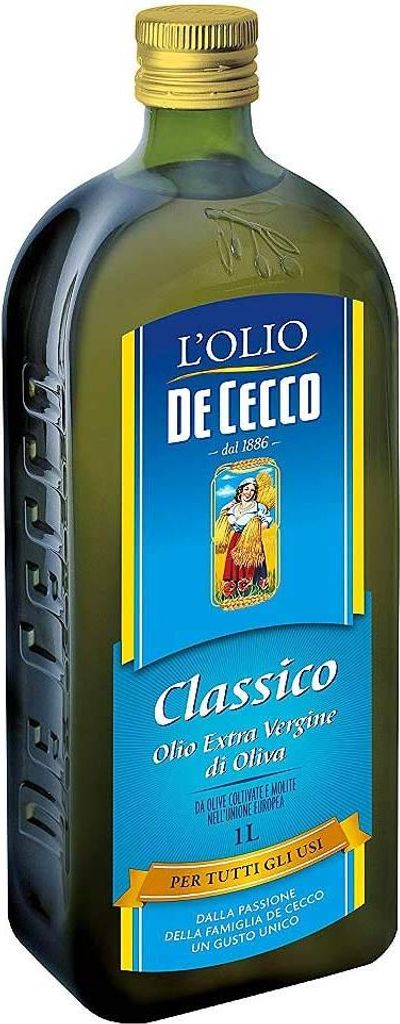 3x De Cecco Classico Extra Virgin Olive Oil Olio Extra Vergine 1 Lt native 3400 ml