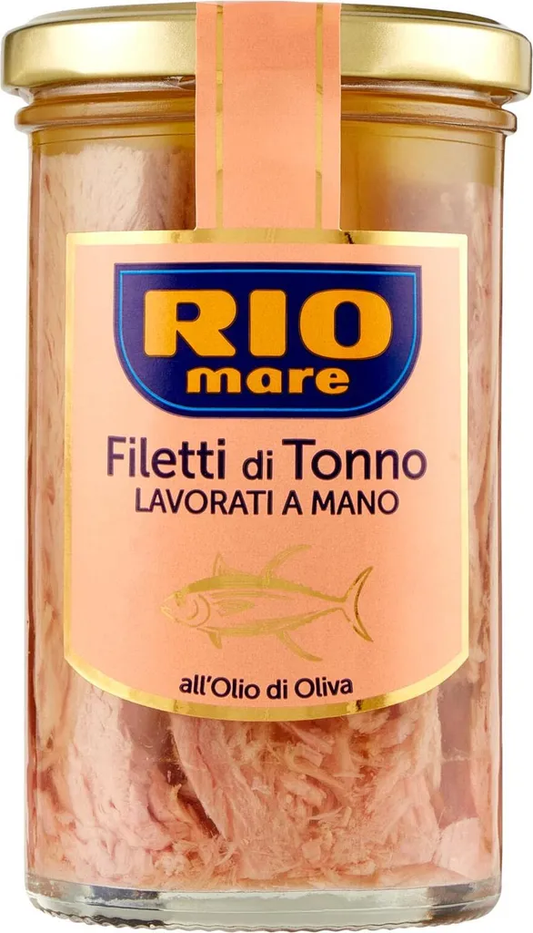 3x Rio Mare Filetti di Tonno in Olio di oliva (Tuna fillets in olive oil, handmade) 250g