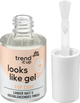 trend !t up Nagelgel Looks Like Gel Top Coat Transparent, 10.5 ml