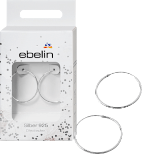 ebelin Hoop earrings 925 silver, 2 pieces