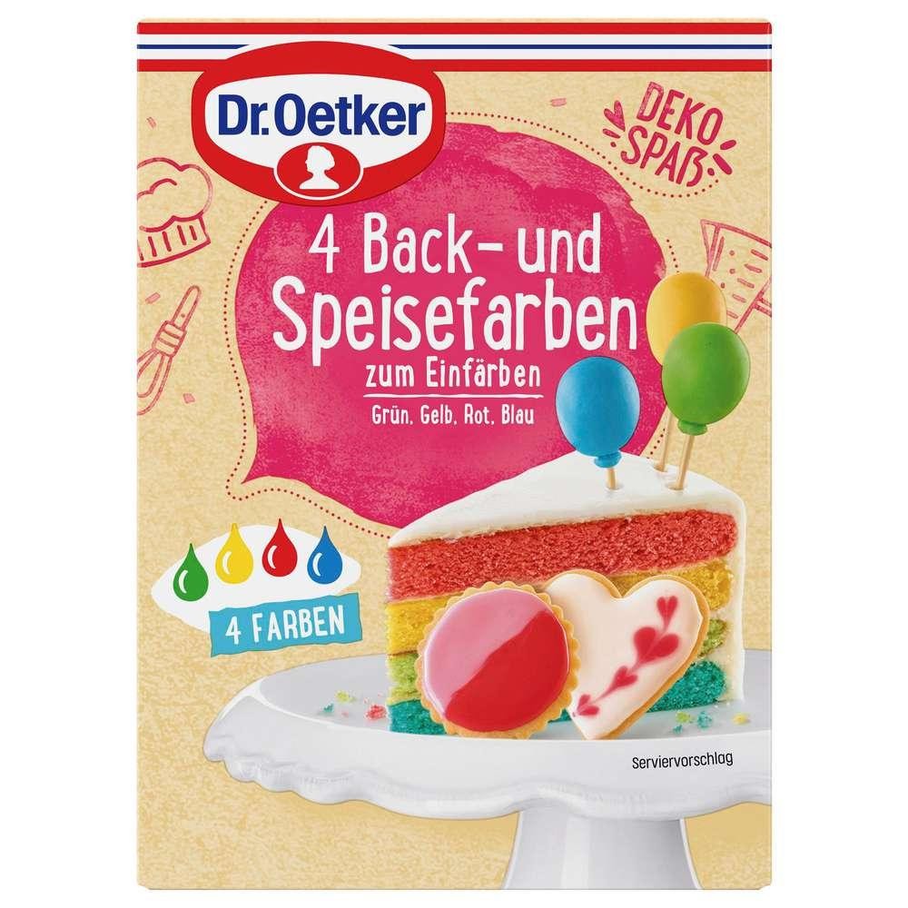 Dr. Oetker 4 Baking & Food Colors