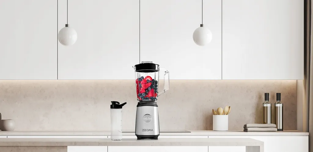 4-in-1 Stand Mixer ZEEGMA VITAMINE Smoothie Maker Mixer Blender Coffee Grinder 1050W
