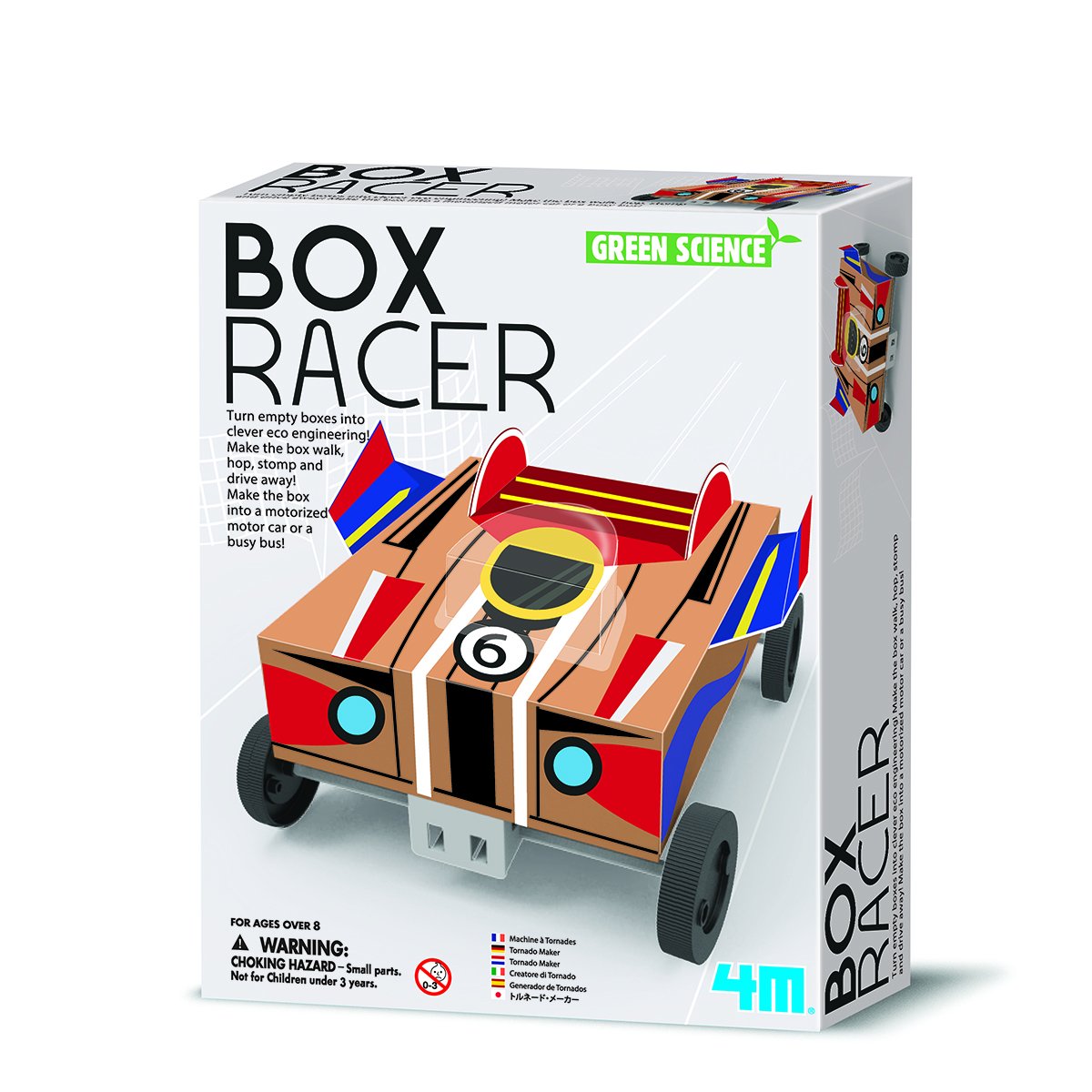 4M 4 M 1.024.610,6 Cm Green Science Box Racer Toys