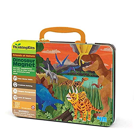 4M Think Ingkits Illustration Magnetic Dinosaurs Multicolour