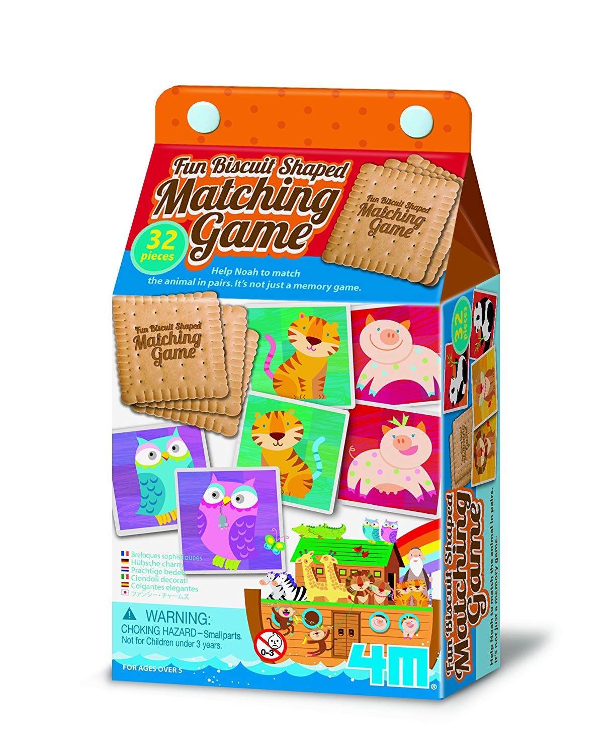 HCM Kinzel 4 M 68376 – Biscuit Shaped Matching Game – Noahs Ark