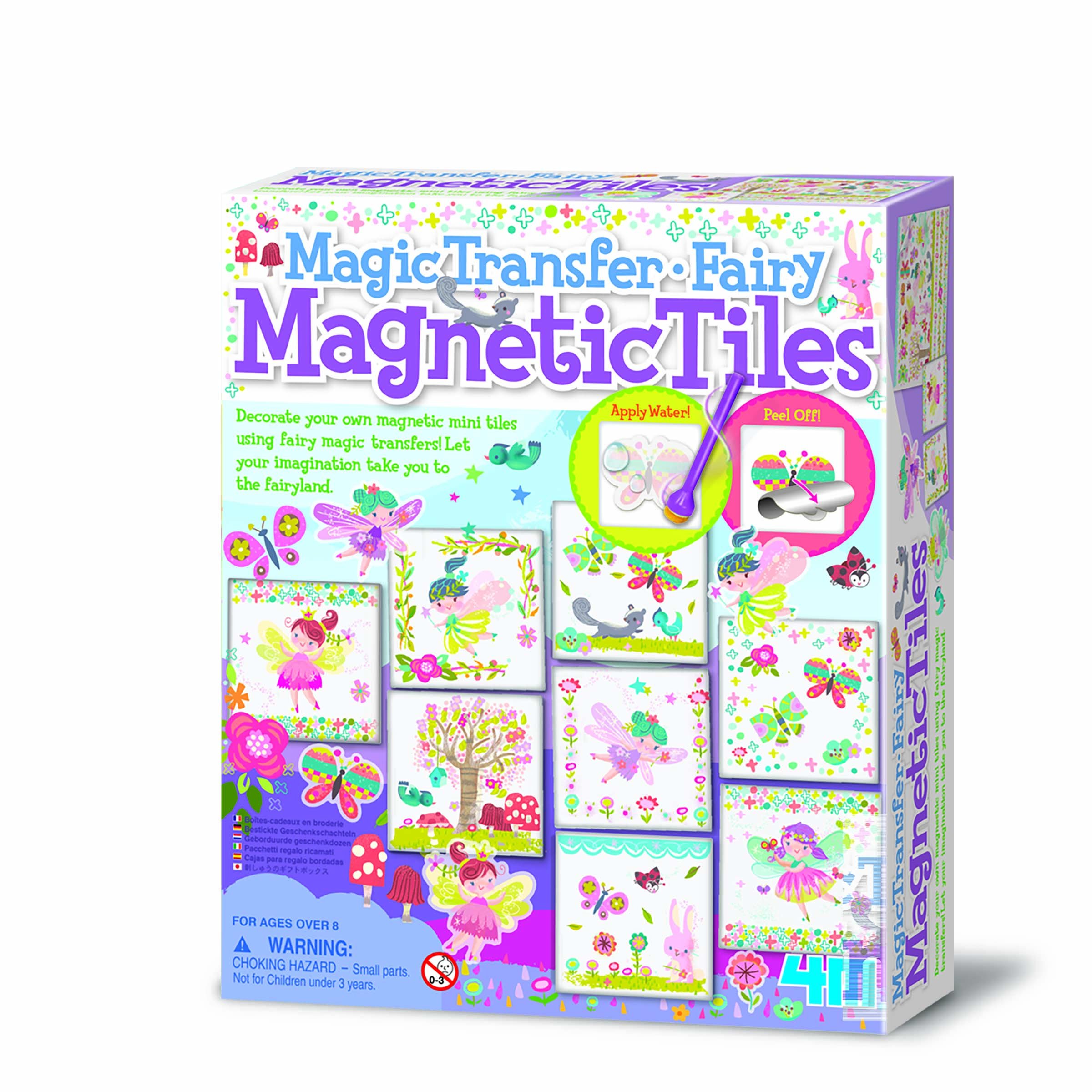 4M M Fairy Magnitic Tiles Magic Transfer Multi Colour