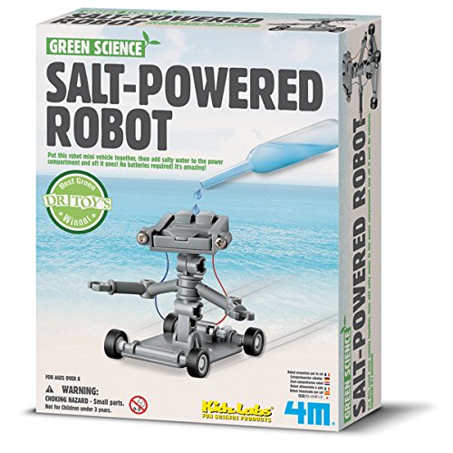 4M 4 M Green Science 68497 Salt Powered Robot