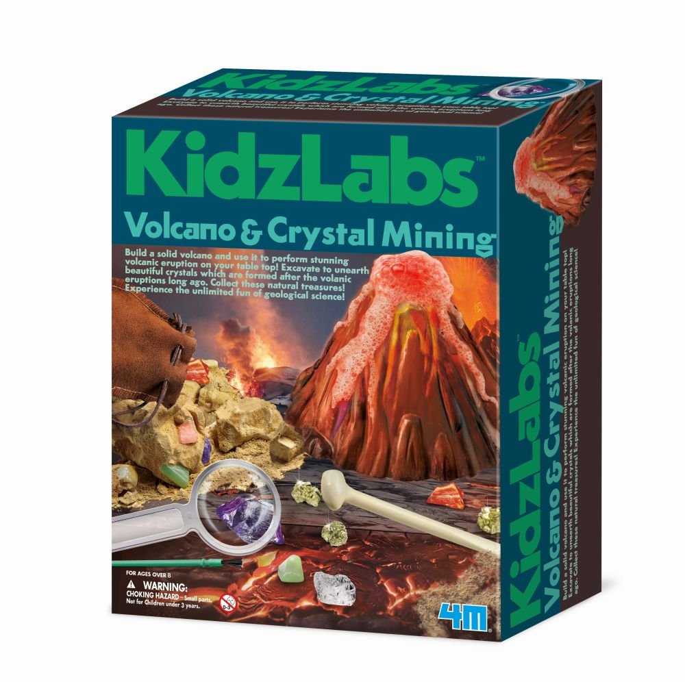 4M M Kidz Labs Playset Vulkane And Crystal Breakdown