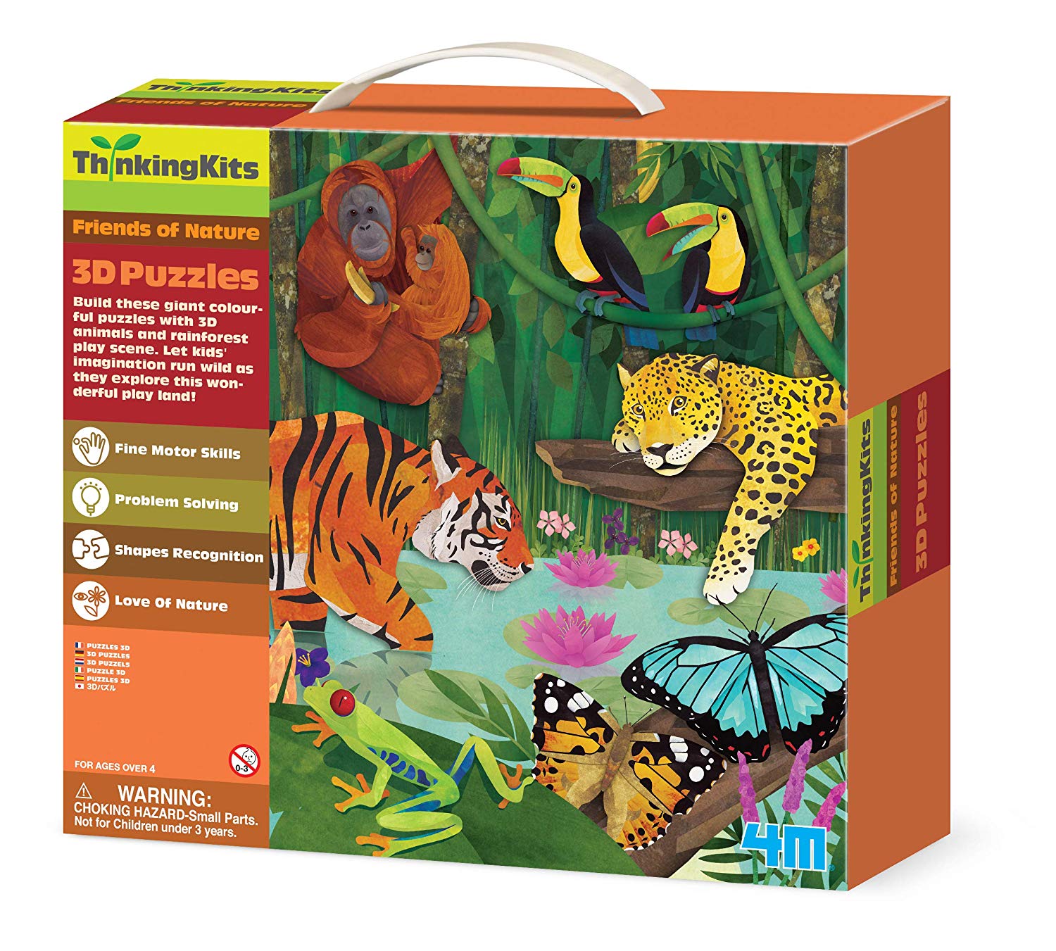 4M 4 M Rainforest 3D Floor Puzzle