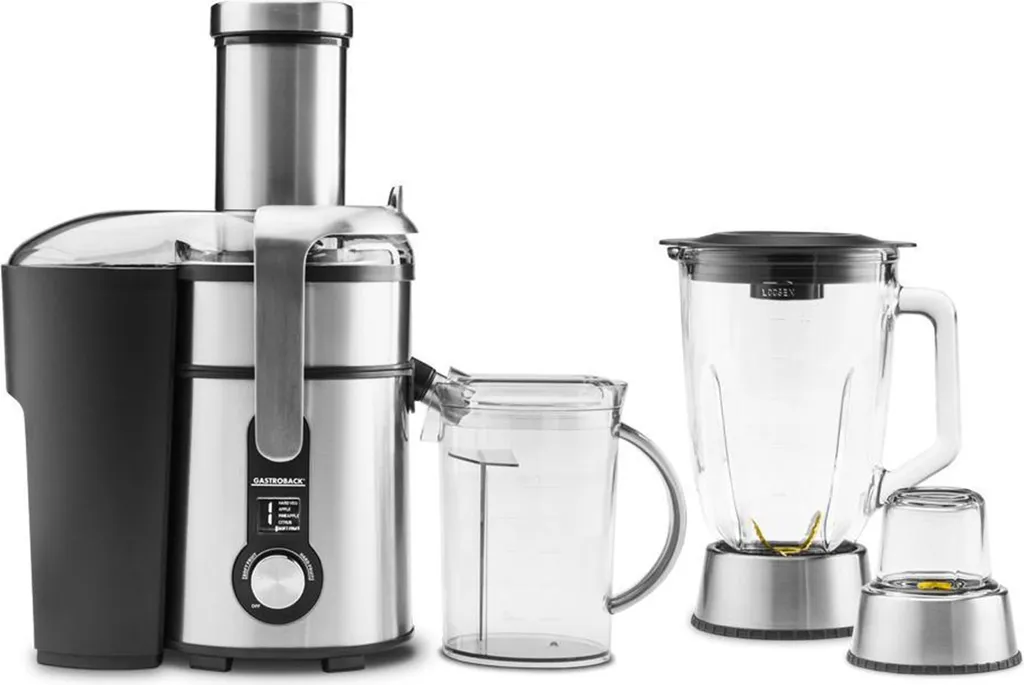 GASTROBACK 40153 Design Multi Juicer Digital Pro 3 in 1 - Juicer, Blender and Coffee Grinder