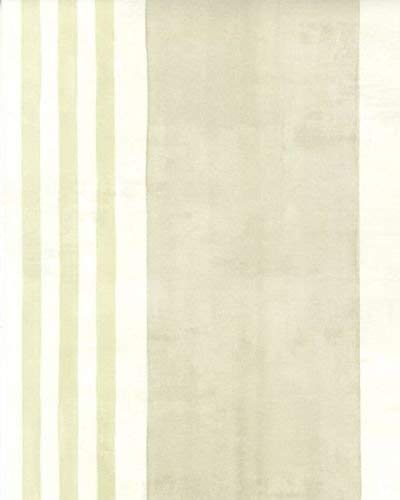 galerie-24 15907 - Idyllia Beige & Green Striped Galerie Wallpaper