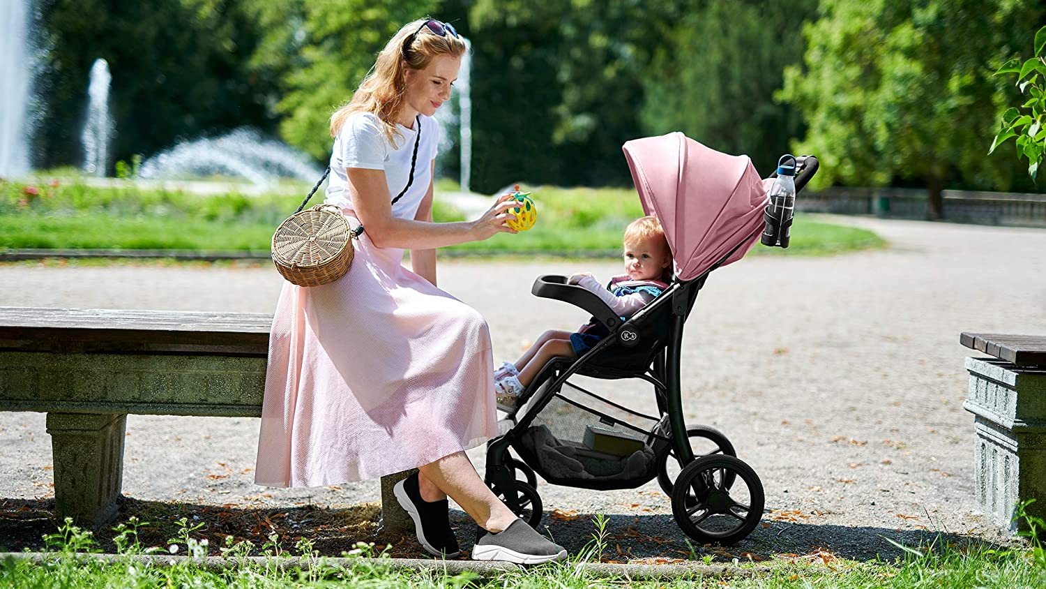 kk Kinderkraft Kinderkraft cruiser pushchair sports pushchair folding with sleep function large Bude accessories