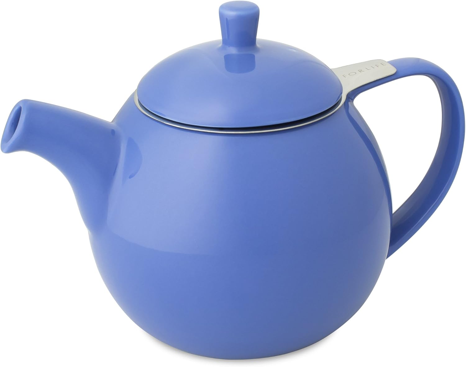 FORLIFE Curve 24oz Teapot with Infuser, Blue