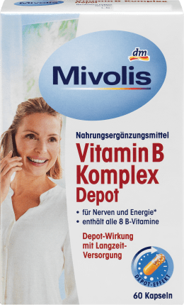 Mivolis Vitamin B Complex Depot, capsules 60 pcs., 60 pcs
