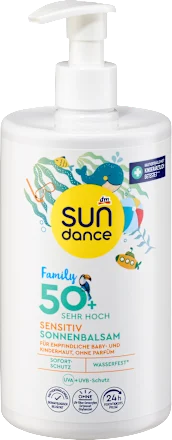 SUNDANCE Sensitive Family Sunscreen, SPF 50+, 750 ml