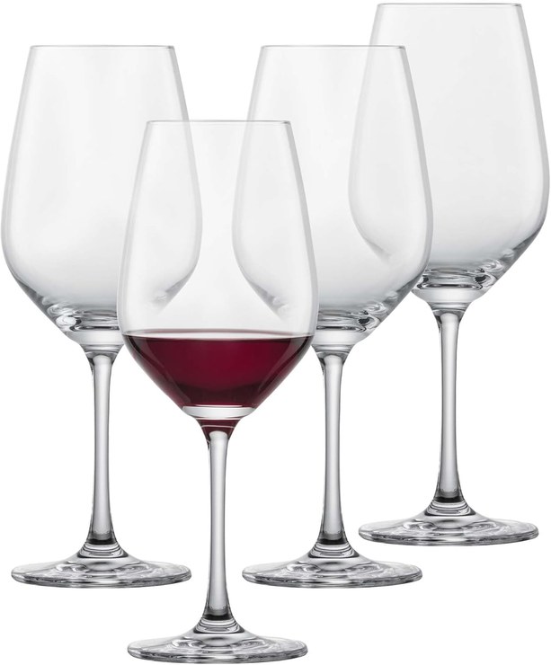 SCHOTT ZWIESEL Forté Burgundy Red Wine Glass (Set of 4), Timeless Burgundy Glasses for Red Wine, Dishwasher Safe Tritan Crystal Glasses, Made in Germany (Item No. 123611)