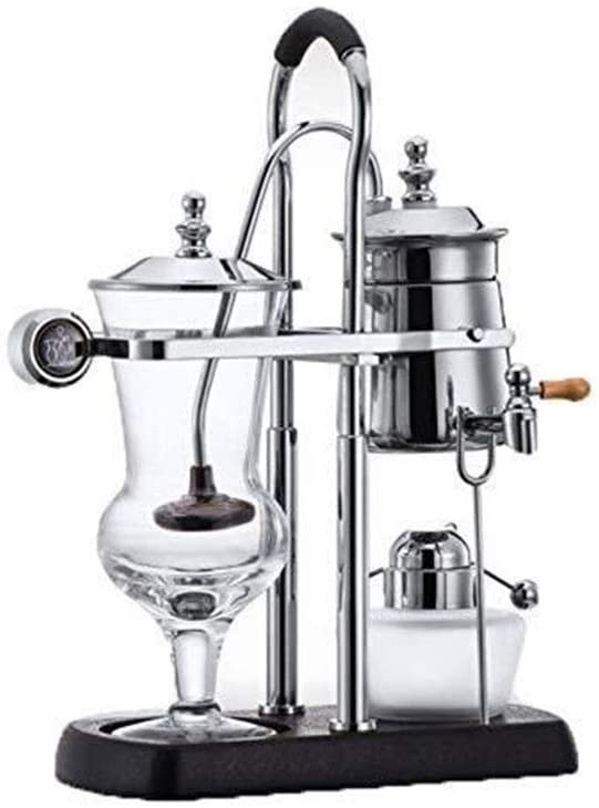 LBWT Office Coffee Machine 360 ° Tap Rotation Siphon Coffee Machine Family Outdoor Travel Belgian Coffee Pot Gift