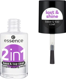 essence Base & Top Coat 2in1, 8 ml