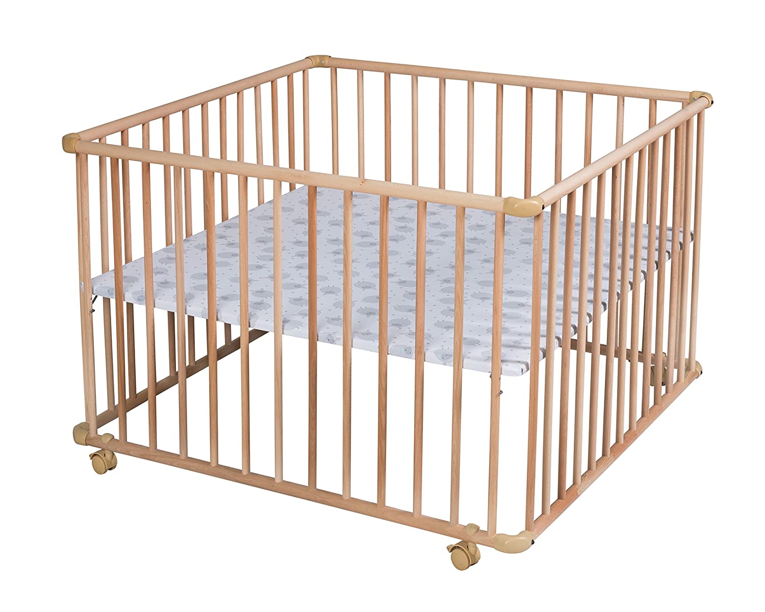 Schardt Basic Playpen 75 x 100 cm  100 x 100 cm grey