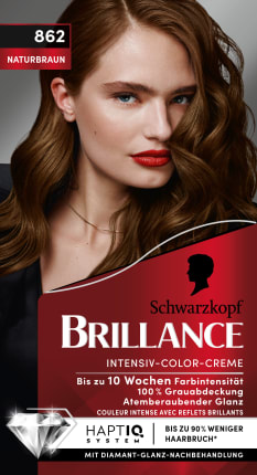 Schwarzkopf Brillance Hair color Natural brown 862, 1 pc