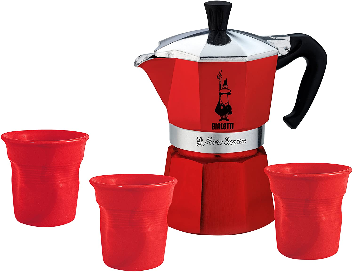 Bialetti Moka Espresso Maker, Red