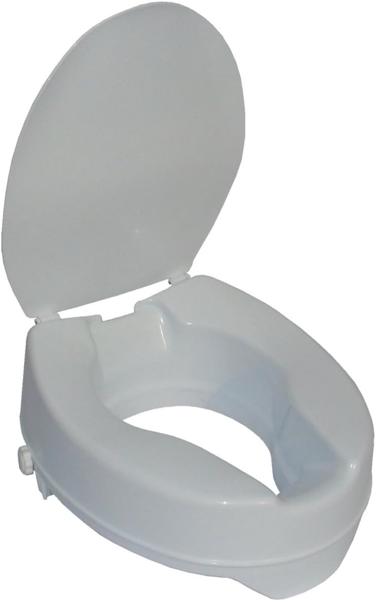 TS 10 D Raised Toilet Seat with Lid Anatomically Shaped Toilet Aid Trendmobil