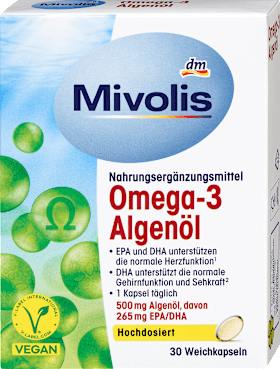 Mivolis Omega-3 algae oil capsules 30 pcs, 21.6 g