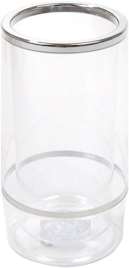 Wine Cooler Bottle Cooler Plastic Double-Walled Height 23 cm (2 x Wine Coolers)