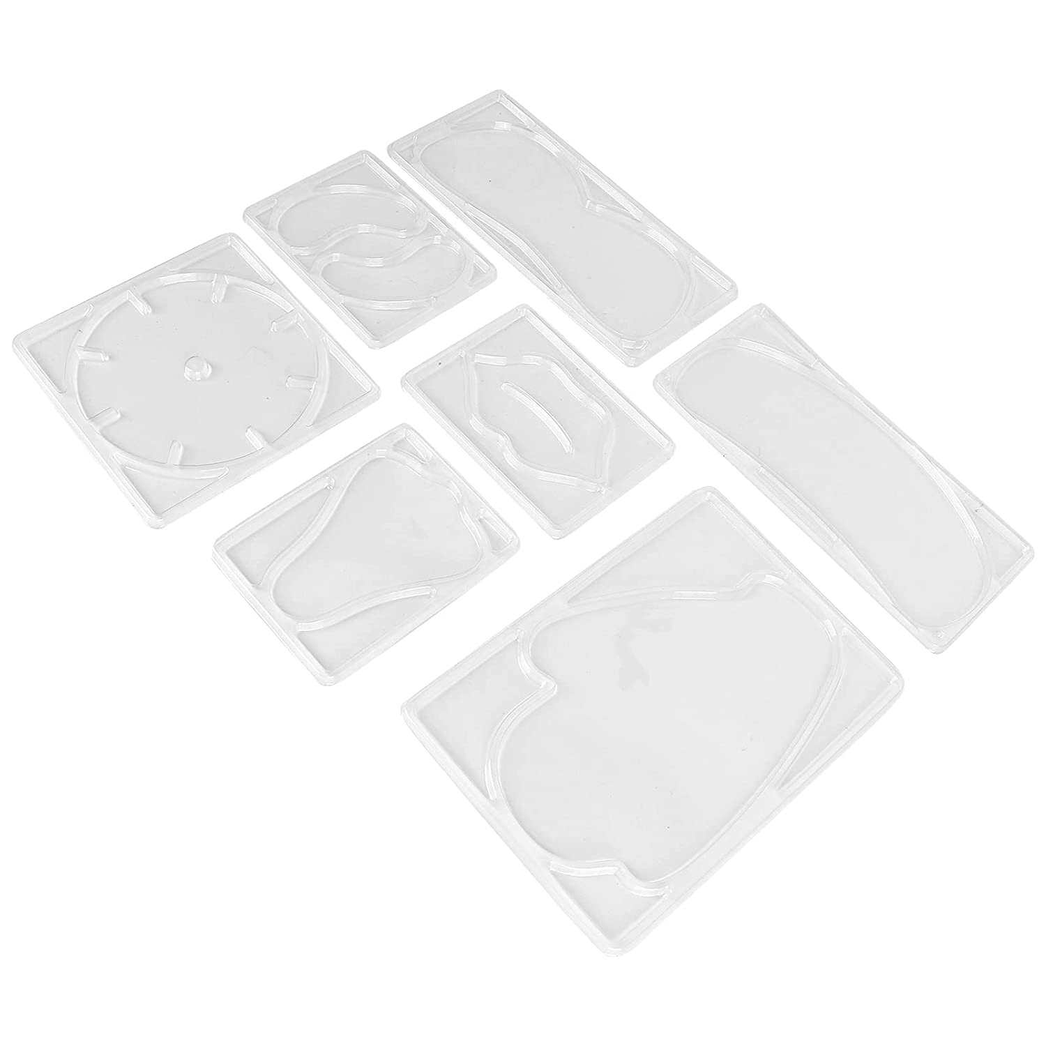 FILFEEL 7 Arten Gesichtsmasken Form für DIY Gesichtsmasken Maschine, Wiederverwendbare Patch Formen für Gesichtsmasken, DIY-Gesichtsmasken Maschinenhersteller Zubehörwerkzeug