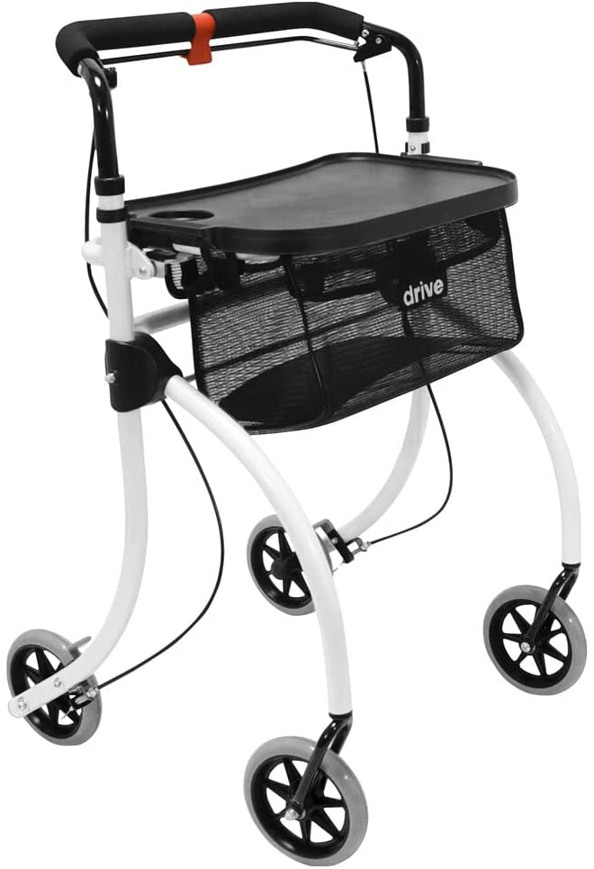 Drive Medical Roomba Indoor Rollator White