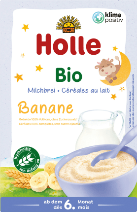 Holle baby food Evening porridge milk banana from the 6th month, 250 g