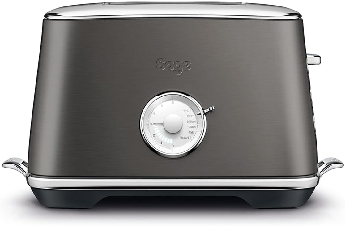 Sage - Toast Select Luxe - 2-slice toaster with LED countdown display - With lift function, 6 settings, adjustable browning level - 840-1000 W, easy cleaning - Black stainless steel