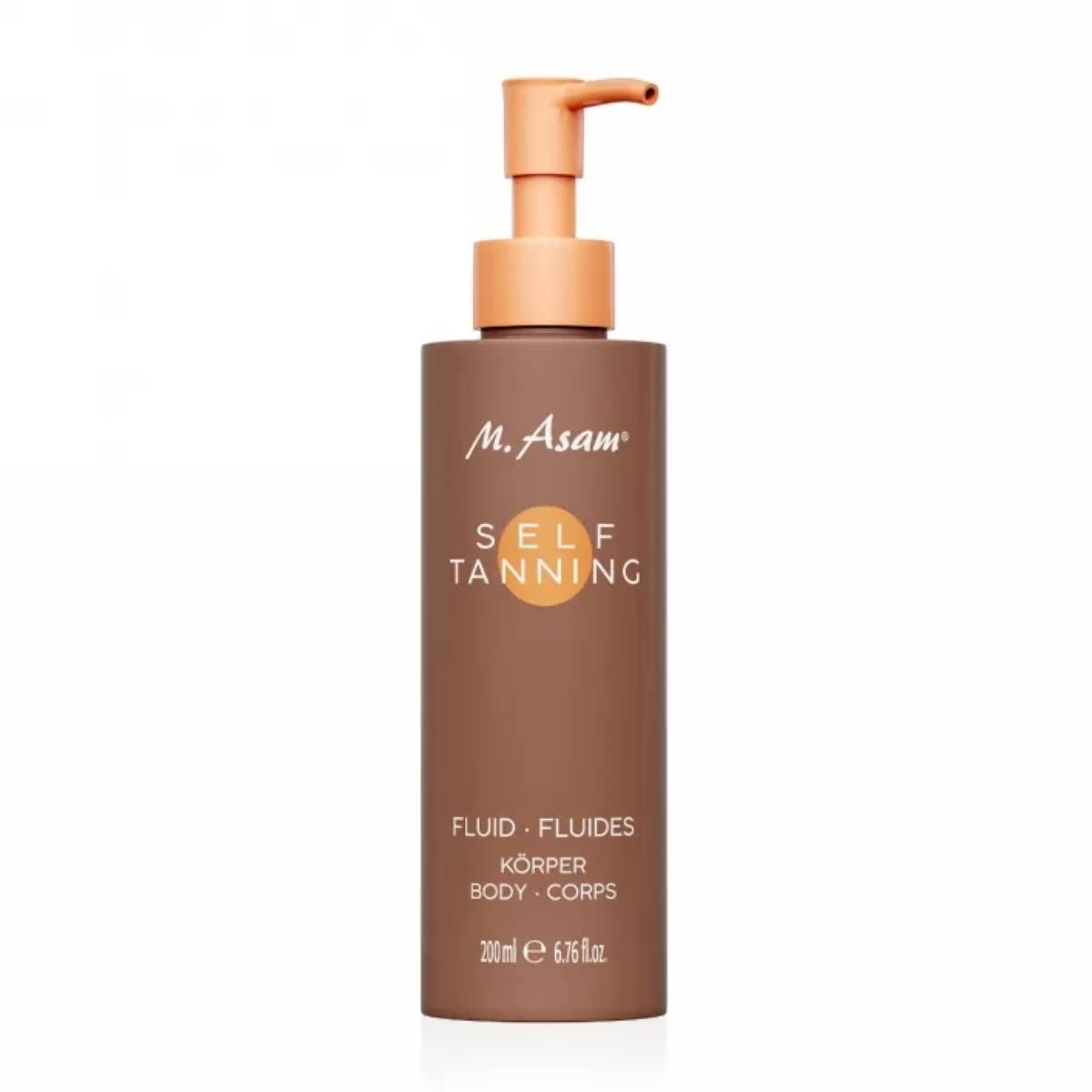 M. Asam SUN Self Tanning Fluid (200 ml) - Self-Tanning for the Body with Instant & Long-Term Effect, Natural-Looking & Long-Lasting Tan, Moisturising Ingredients