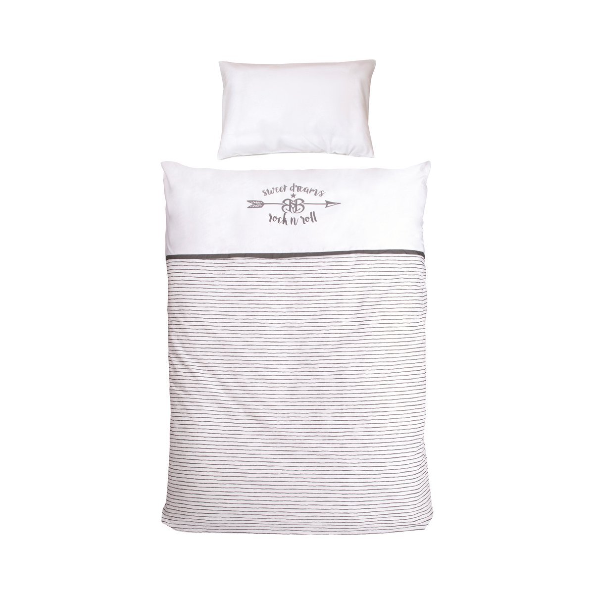 roba Rock Star Baby 3 Collection 2-Piece Bed Linen 100 x 135 cm 100% Cotton Duvet and Pillowcase for Babies and Children