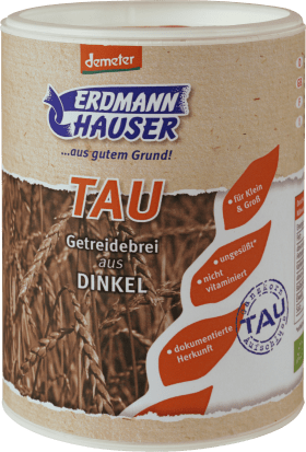 ErdmannHAUSER Cereal porridge Tau spelt from the 5th month - demeter, 450 g