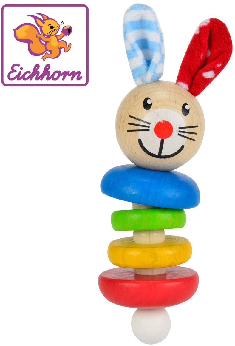 Eichhorn HEROS Baby Greifling Hase, Buche, ca. 17 cm
