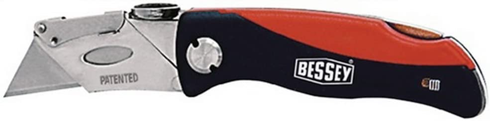 Bessey Utility Knife with Foldable Handles + 5KLINGEN Dual-ComponentHandle.