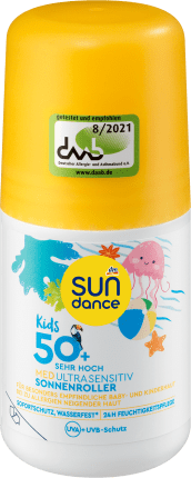 SUNDANCE Sonnenroller Kids, MED ultra sensitiv, LSF 50+, 100 ml