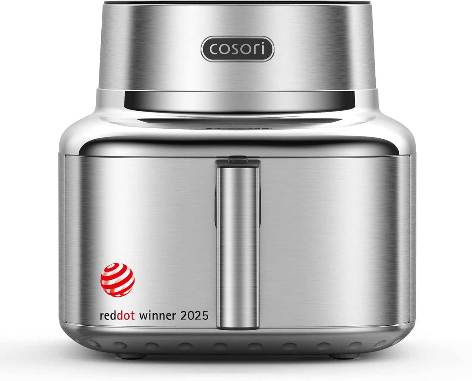 COSORI ICONIC Airfryer, 96% Stainless Steel, PFAS and BPA Free Ceramic Coating, 7-in-1 Hot Air Fryer, Baking, Grilling, Fermentation, Dehydration, 61% Energy Saving, 50+ Recipes, Dishwasher Safe, 6.2