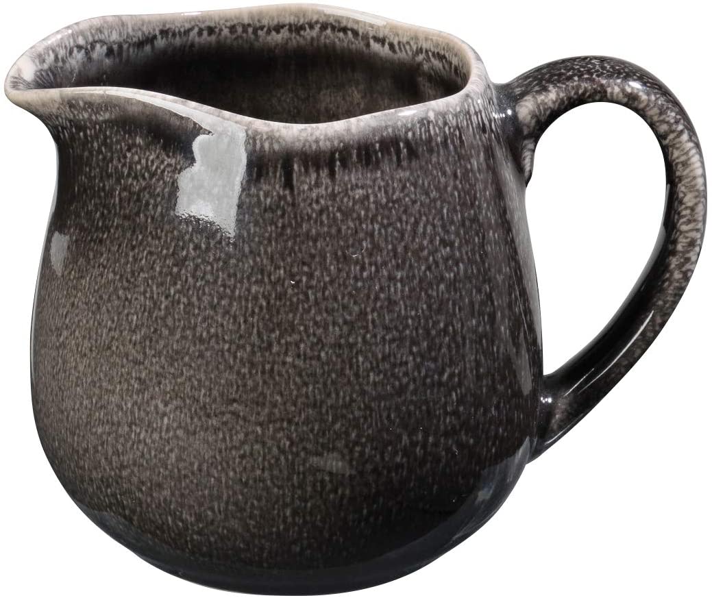 broste Copenhagen Nordic Coal Milk Jug 0.3 L, Black, 8.5 cm
