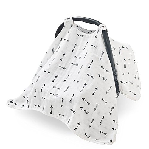Jollein 544 Theme – 65081 Canopy for Baby Car Seat, White