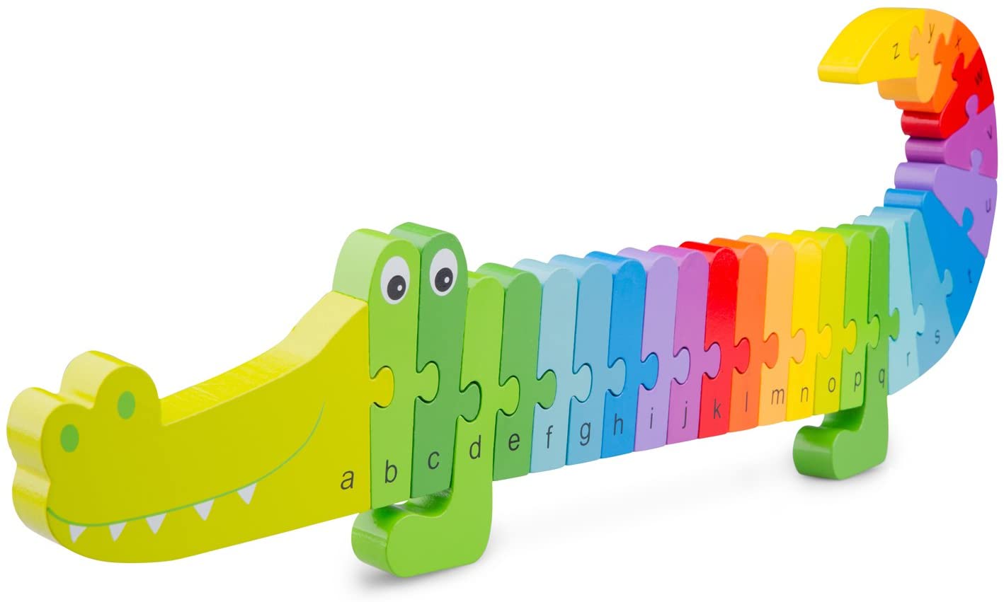 New Classic Toys 10532 Alphabet Puzzle, Crocodile, Crocodile