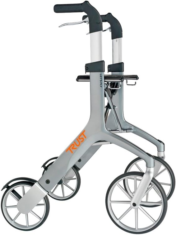 Trust Care Let\'s Fly Outdoor Rollator - Grey