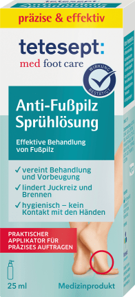 tetesept Anti-Fußpilz Sprühlösung, 25 ml