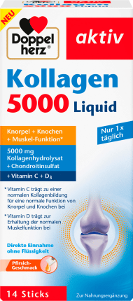Doppelherz Kollagen 5000 Liquid 14 Sticks, 140 ml