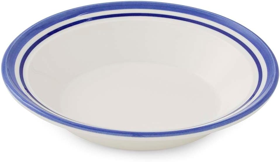 Portmeirion Potter\'s Stripe Suppenteller, Blau, 4 Stück
