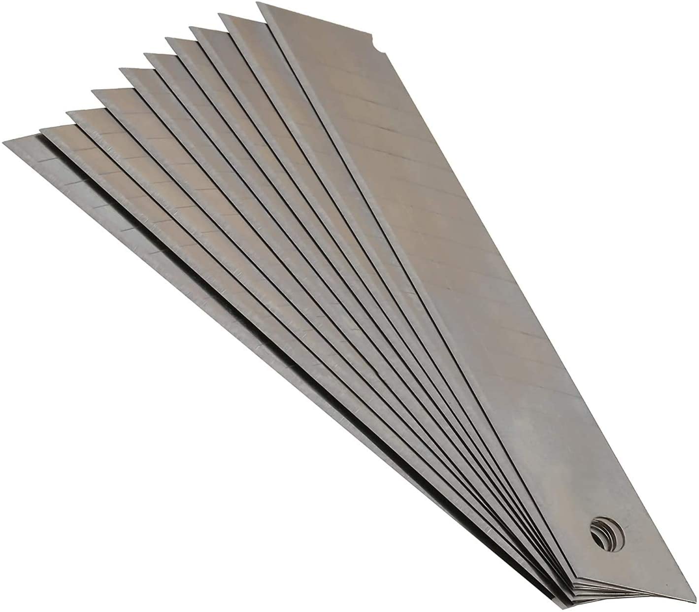 Kartondealer Replacement Blades for Cutter Knife 18 mm Blade 0.5 mm Thickness Pack of 1000