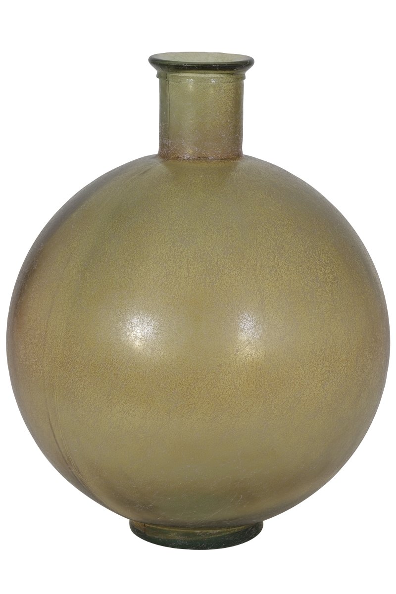 Light & Living 5946190 Sossano Vase Amber 44 Cm (Pack Of 1)