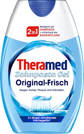 Theramed Toothpaste Gel Original-Frisch 2in1, 75 ml